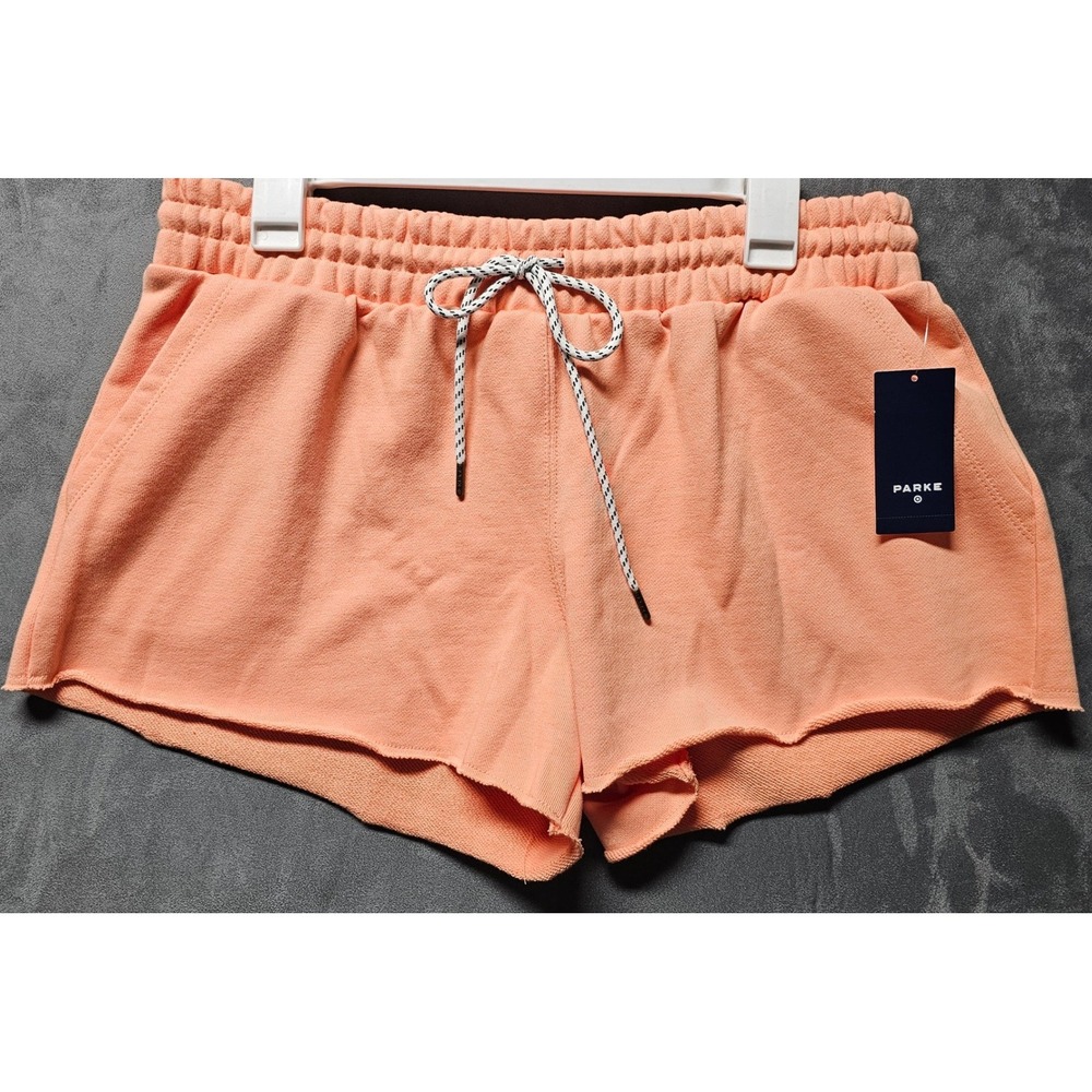 Parke x Target Women Orange Sweat Shorts Medium PCD007M New With Tags